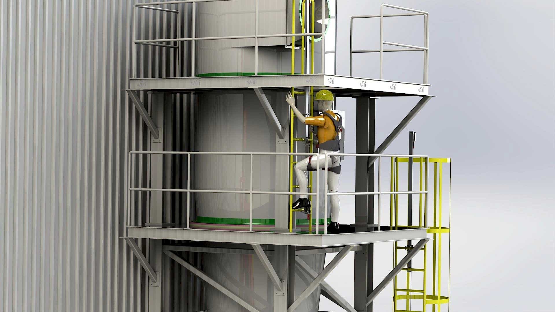 Tank Silo Merdivenleri