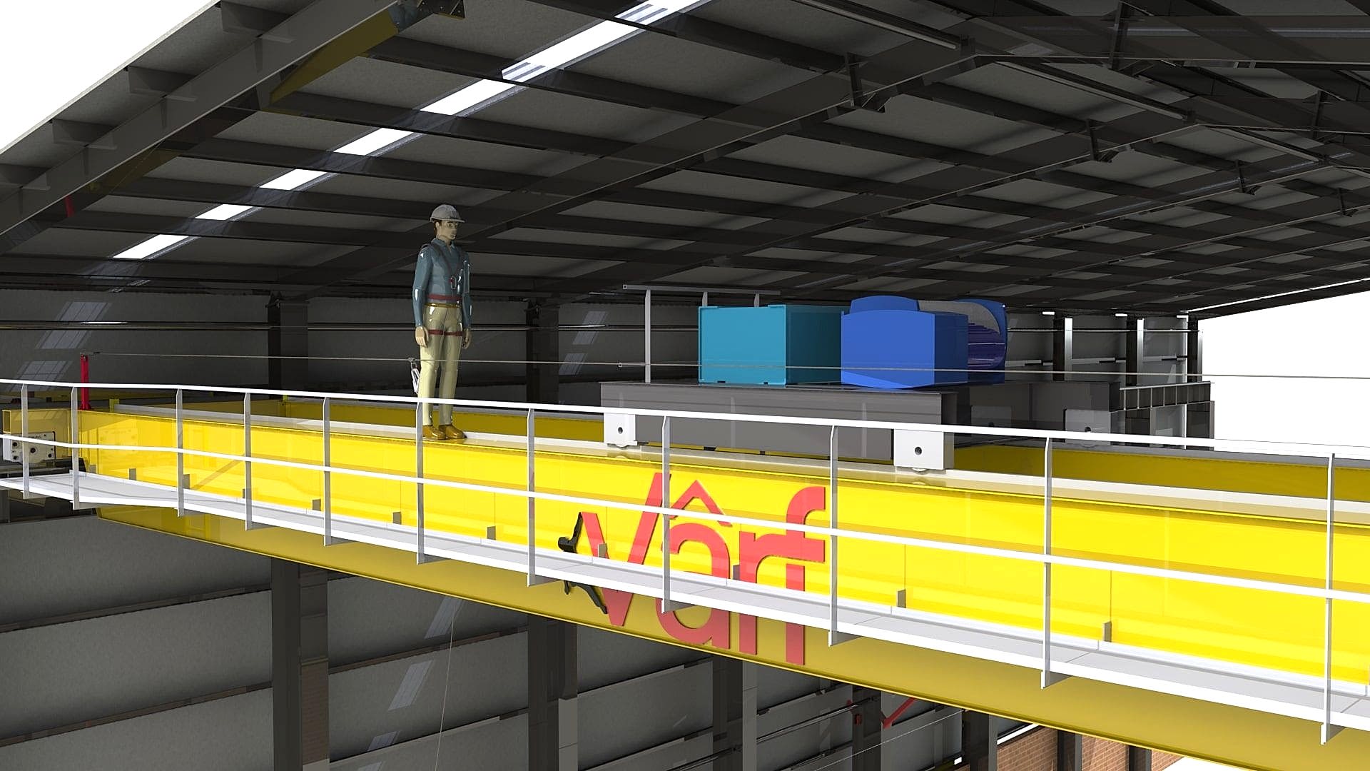 Vinç Üzeri Yatay Yaşam Hattı