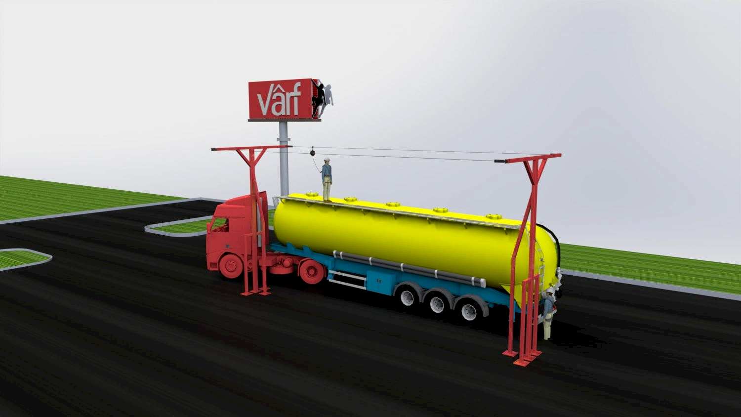 Çift Araç Üstü Platform