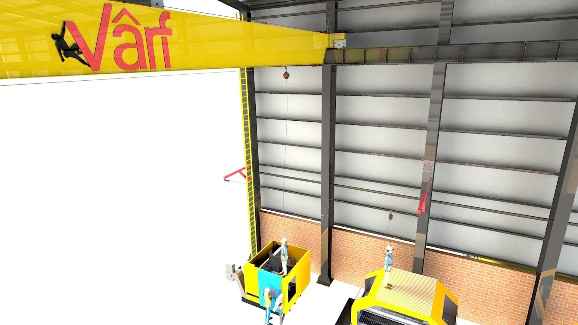 Vinç Altı Yatay Yaşam Hattı