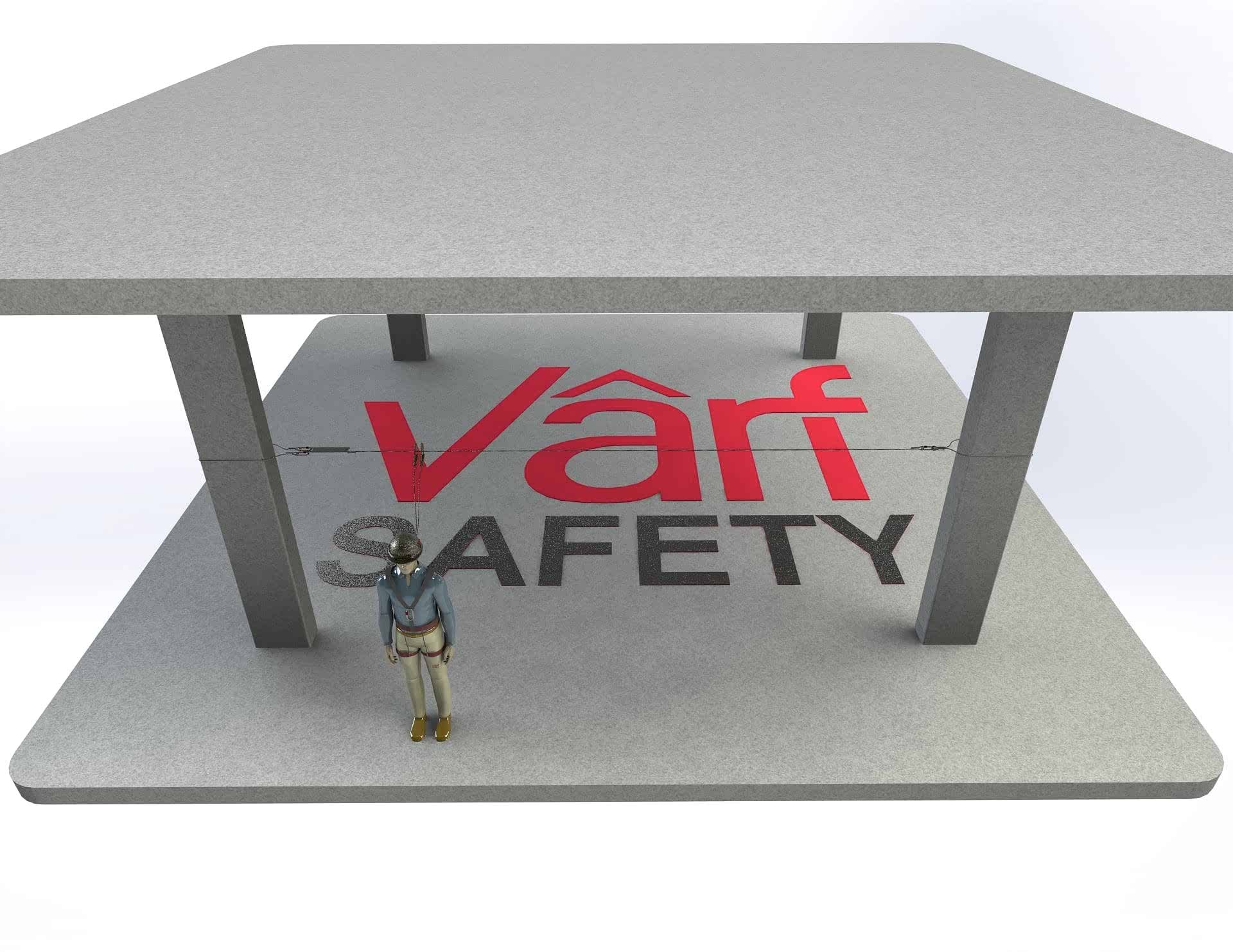 Geçici Çelik Yatay Yaşam Hattı